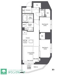 コンフォリア新御徒町の物件間取画像